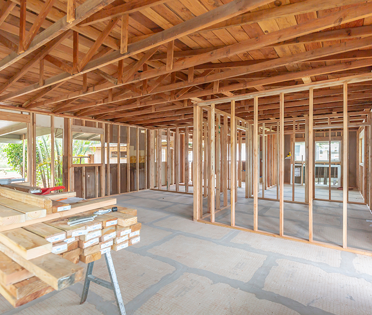 Framing ADU Project Los Angeles